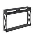 thumbnail image 1 of Ergode Tucson Deluxe Console Table with Shelf - Spacious Storage, Durable Metal Frame, Enhance Home Decor. Explore Tucson Collection for more options., 1 of 2