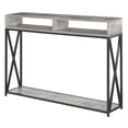 thumbnail image 1 of Ergode Tucson Deluxe Console Table with Shelf - Spacious Storage, Durable Metal Frame - Perfect Addition to Enhance Home Decor, 1 of 3