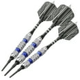 thumbnail image 1 of Ergode Wind Runner Soft Tip Darts - Nickel Silver Alloy Barrel, Hand-Taped Rings, Locking Holes, Wind Runner Holographic Flights - Set of 3, 1 of 2