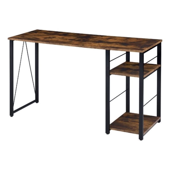 Ergode Writing Desk Weathered Oak & Black Finish