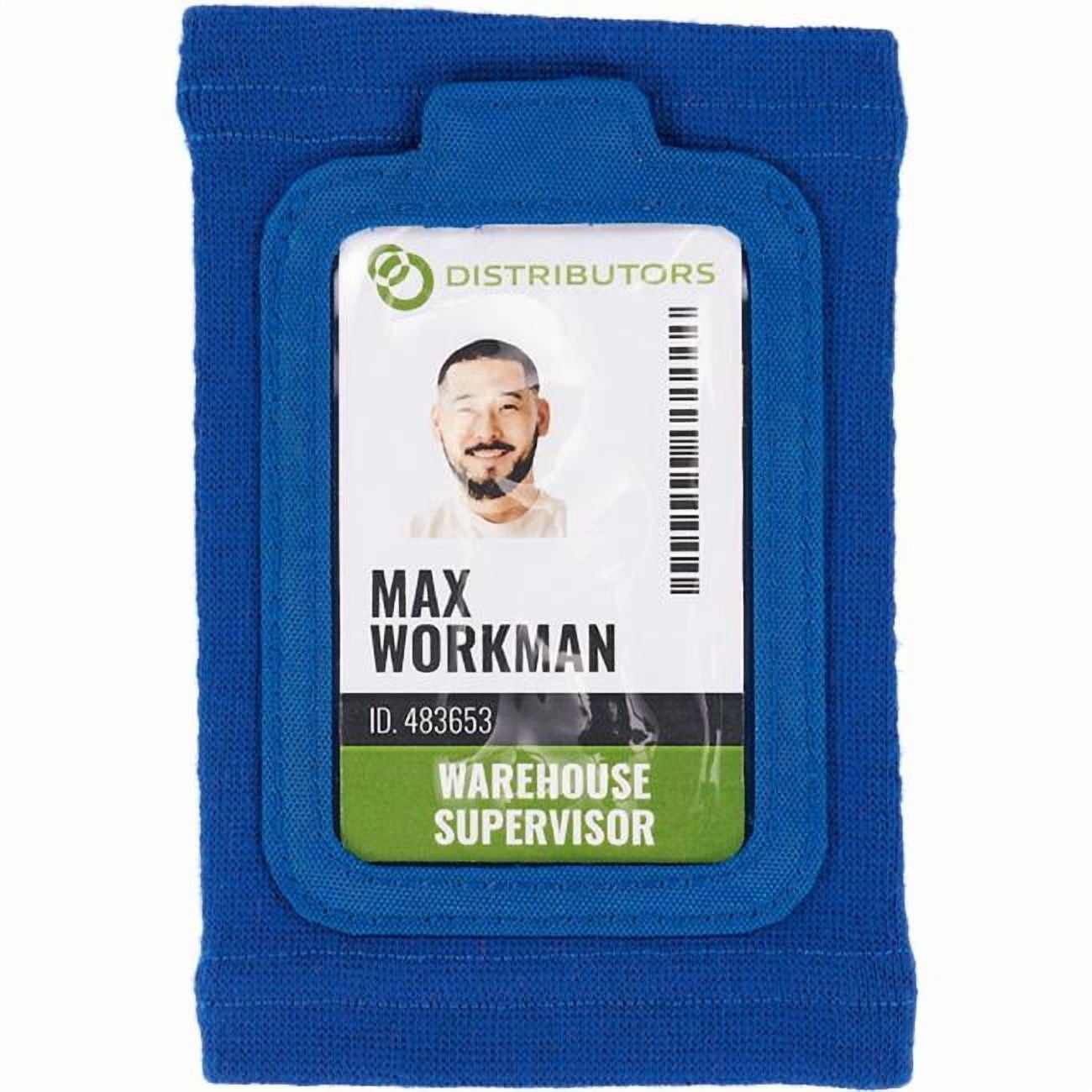Ergodyne® Squids® 3388 Wrist ID/Badge Holder, One Size, Blue