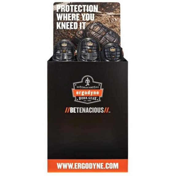 Ergodyne 99928 Corrugated Dump Bin Display, Knee Pad