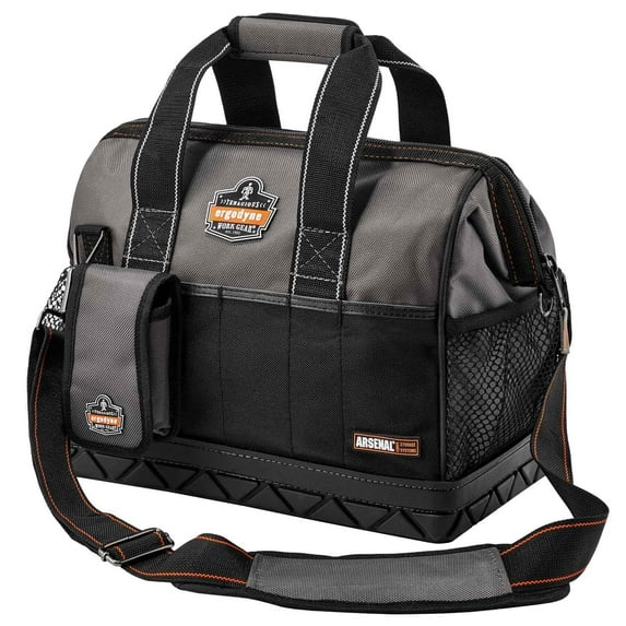 Ergodyne Arsenal® 5802 Medium Widemouth Tool Organizer, Gray, M