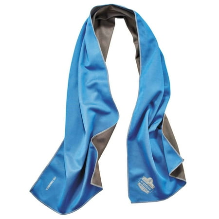 Ergodyne Chill-Its® 6602MF Evaporative Microfiber Cooling Towel, Blue