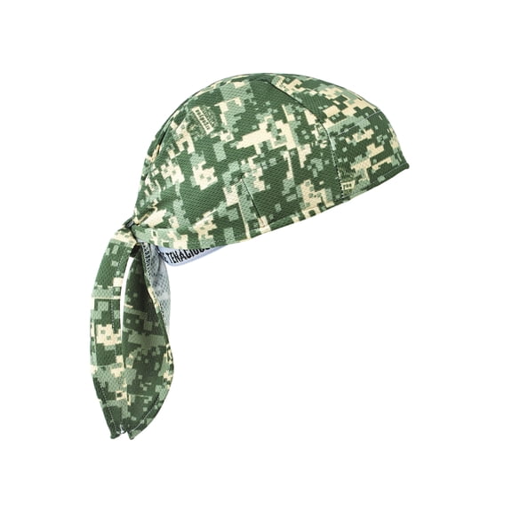 Ergodyne Chill-Its 6615 Absorptive Moisture-Wicking Dew Rag, Camo
