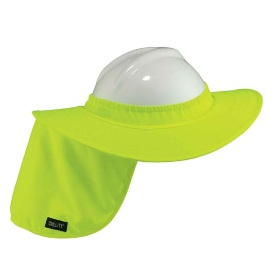 Ergodyne Chill-ItsÂ® 6660 Hard Hat Brim w/ Shade, Lime