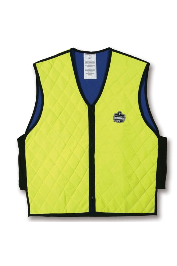 Chill-Its 6665 Evaporative Cooling Vest, Lime, 3XL