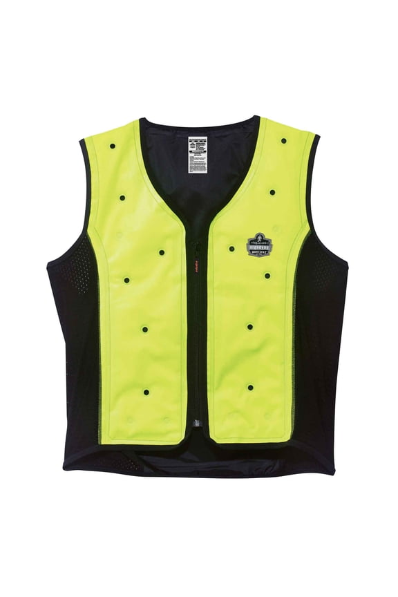 Chill-Its 6685 Premium Dry Evaporative Cooling Vest, Lime, 4XL