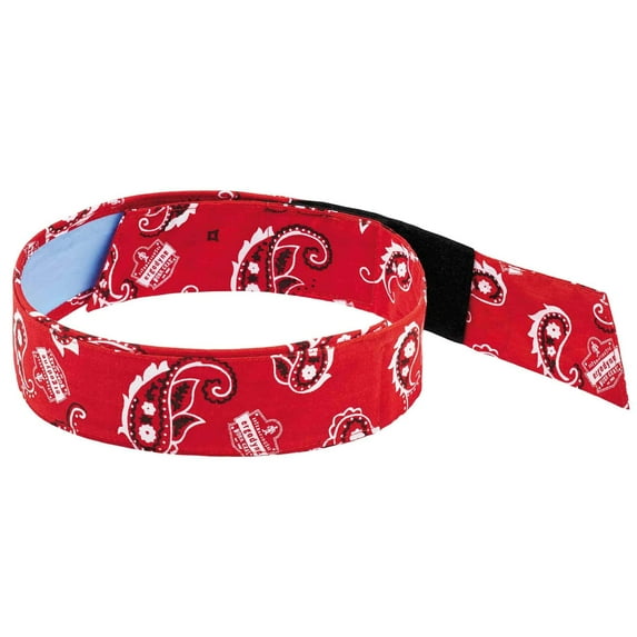Ergodyne Chill-Its® 6705CT Evap. Bandana w/CT - H&L, Red Western