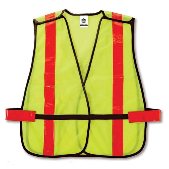 Ergodyne GloWear® 8080BAX Non-Certified X-Back Vest, Lime