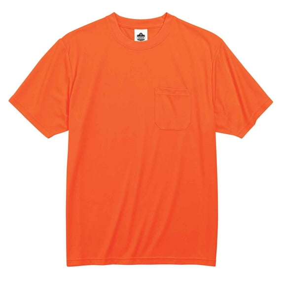 Ergodyne GloWearÂ® 8089 Non-Certified T-Shirt, Orange, 5XL