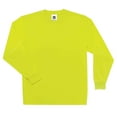 thumbnail image 1 of Ergodyne GloWearÂ® 8091 Non-Certified Long Sleeve T-Shirt, Lime, 3XL, 1 of 2