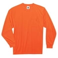 thumbnail image 1 of Ergodyne GloWearÂ® 8091 Non-Certified Long Sleeve T-Shirt, Orange, L, 1 of 2