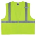 thumbnail image 1 of Ergodyne GloWear® 8225Z Type R Class 2 Standard Solid Vest, Lime, L/XL, 1 of 2