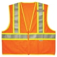 thumbnail image 1 of Ergodyne GloWear 8230Z Type R Class 2 Two-Tone Vest, Orange, L/XL, 1 of 3