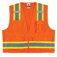 thumbnail image 1 of Ergodyne GloWearÂ® 8248Z Type R Class 2 Two-Tone Surveyors Vest, Orange, S/M, 1 of 4
