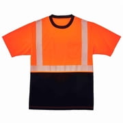 Ergodyne B3178113 GloWear 8280BK Hi-Vis Performance Short Sleeve T-Shirt - Class 2 - Long-6XL - Orange