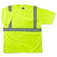 thumbnail image 1 of Ergodyne GloWearÂ® 8289 Type R Class 2 T-Shirt, Lime, M, 1 of 3
