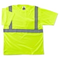 thumbnail image 1 of Ergodyne GloWearÂ® 8289 Type R Class 2 T-Shirt, Lime, XS, 1 of 2