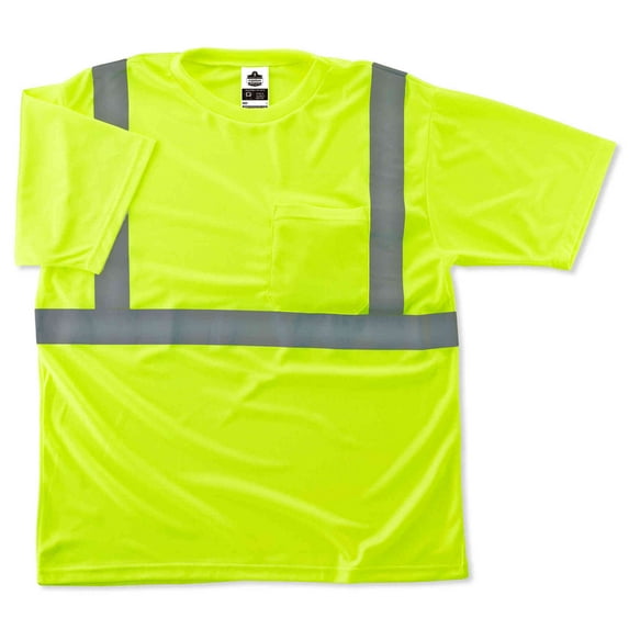 Ergodyne GloWearÂ® 8289 Type R Class 2 T-Shirt, Lime, XS