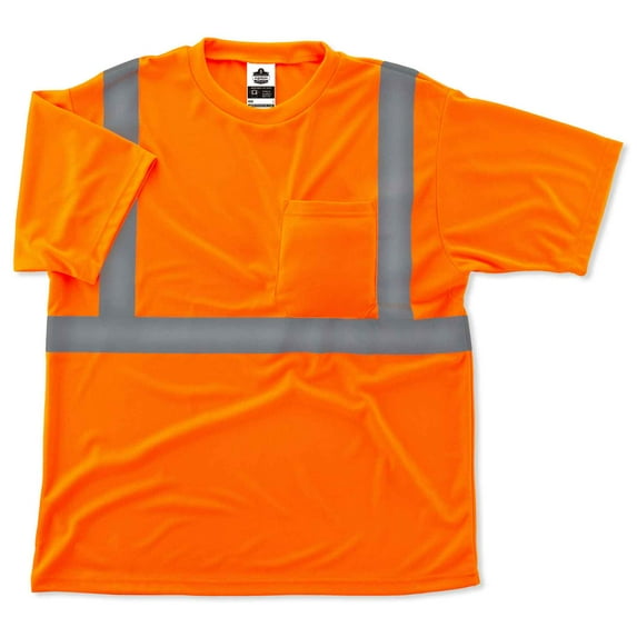 Ergodyne GloWear® 8289 Type R Class 2 T-Shirt, Orange, 4XL