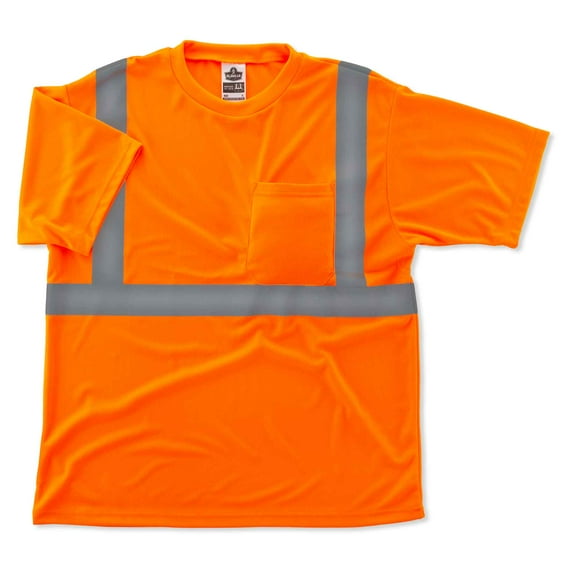 Ergodyne GloWearÂ® 8289 Type R Class 2 T-Shirt, Orange, 5XL
