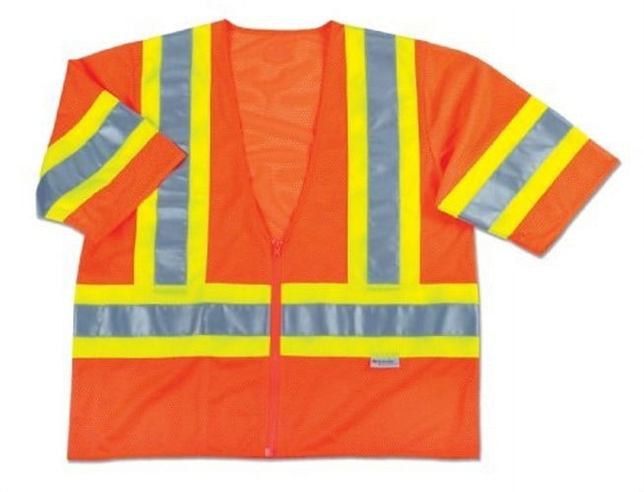 GloWear 8235ZX Class 2 Two-Tone X-Back Vest, Polyester, 2X-Large/3X-Large, Orange, Ships in 1-3 Business Days GloWear 8235ZX Class 2 Two-Tone X-Back Vest, Polyester, 2X-Large/3X-Large, Orange, Ships in 1-3 Business Days