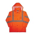 thumbnail image 1 of Ergodyne GloWear 8366 Lightweight High-Visibility Rain Jacket ANSI Class R3 Orange 2XL (24366), 1 of 2