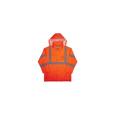 Giacca Termica Alta Visibilità Ergodyne Class 3 Uomo - Parka Imbottito Lime, XX-Large