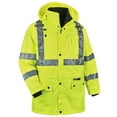 thumbnail image 1 of Ergodyne GloWear 8385 Type R Class 3 4-in-1 Jacket, Lime, XL, 1 of 7