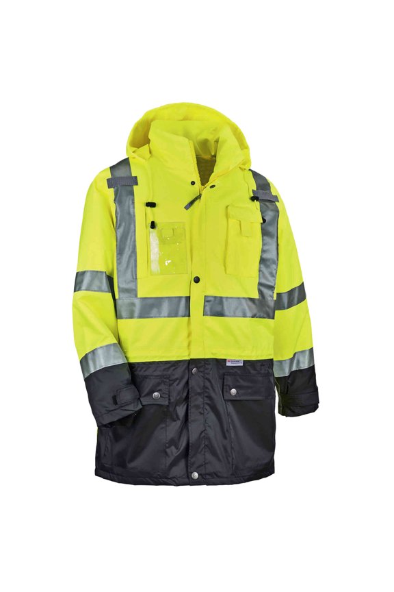 GloWear® 8386 Type R Class 3 Outer Shell Jacket, Lime, XL