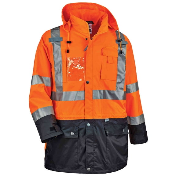 Ergodyne GloWearÂ® 8386 Type R Class 3 Outer Shell Jacket, Orange, M