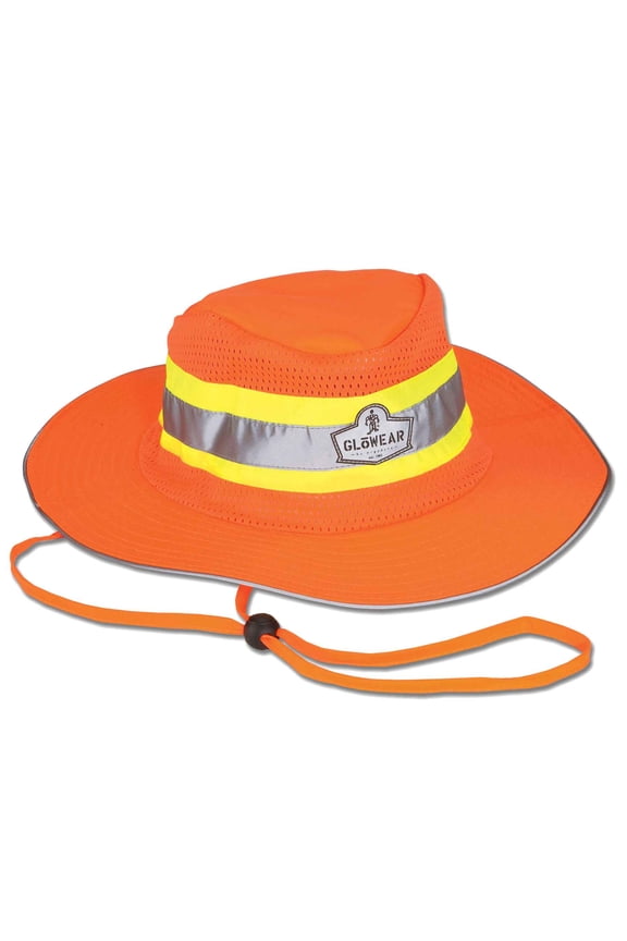GloWear 8935 Hi-Vis Ranger Hat, Orange, S/M
