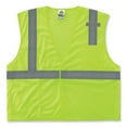 thumbnail image 1 of Ergodyne GloWear Mesh Hi-Vis Safety Vest, 3XL, Lime, 1 of 8