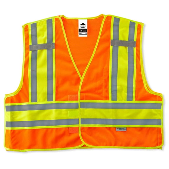 Ergodyne GloWearÂ® 8245PSV Type P Class 2 Public Safety Vest, Orange, 2XL/3XL