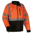 thumbnail image 1 of Ergodyne Glowear 8351 Jacket Windbreaker Water Resistant Orange Hi Vis Xl, 1 of 6