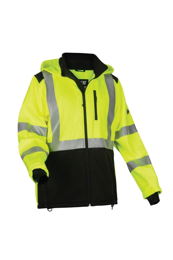 Glowear 8353 Jacket Softshell Water Resistant Lime Hi Vis 2X
