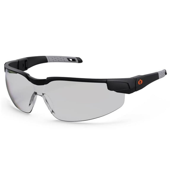 Ergodyne Dellenger In./outdoor Lens, Matte Black Anti-Fog And Scratch-Resistant Glasses