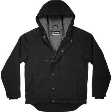 Ergodyne B3135893 N-Ferno 6468 Duck Canvas Work Jacket, Black - Medium
