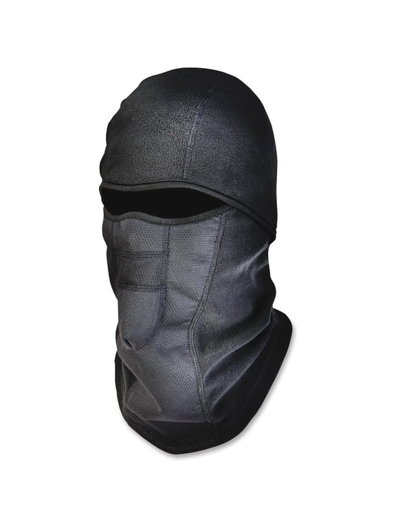 N-Ferno 6823 Winter Ski Mask Balaclava, Wind-Resistant Face Mask, Thermal Fleece, Black