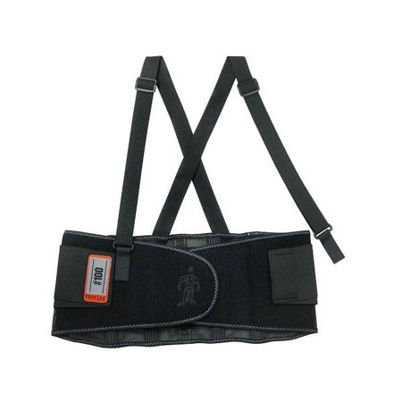 Ergodyne ProFlex 100 Economy Back Support, Small, Black (6 Box)