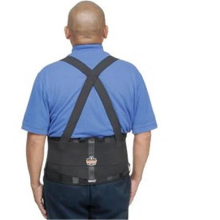 Ergodyne ProFlex® 1100SF Standard Spandex Back Support Brace, Black, S