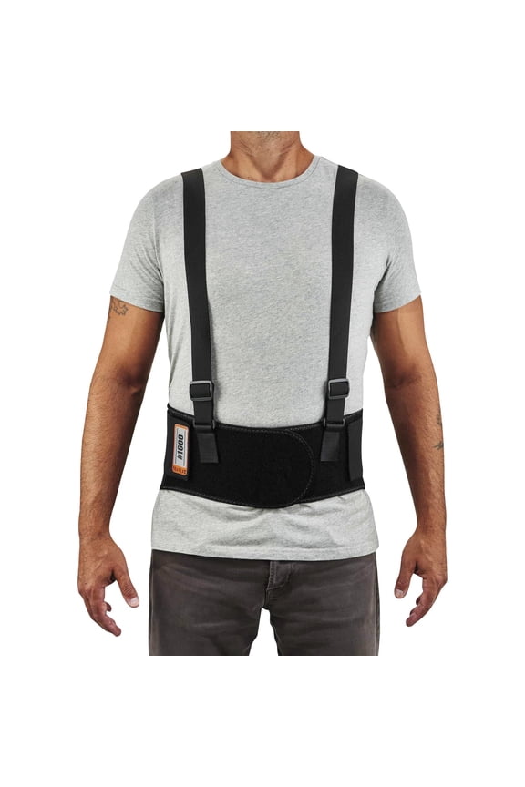 ProFlex® 1600 Standard Elastic Back Support Brace, Black, 4XL