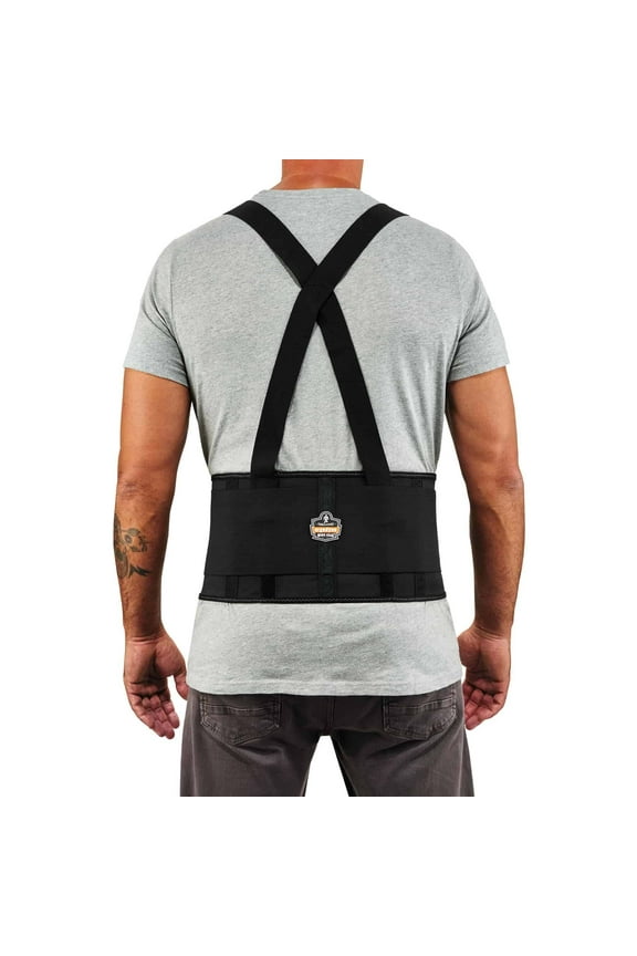 ProFlex 1650 Economy Elastic Back Support Brace, Black, S