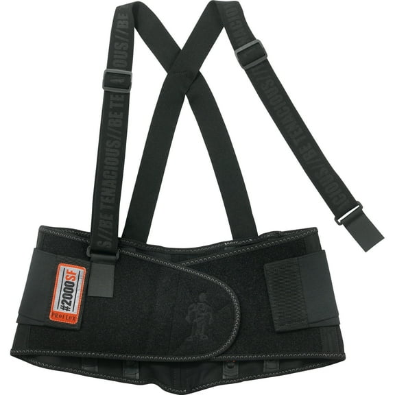 Ergodyne ProFlex 2000SF High-performance Back Support, Black