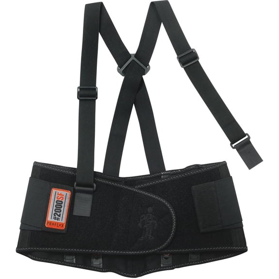 Ergodyne ProFlex 2000SF High-performance Back Support, Black