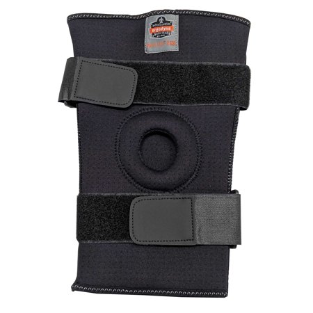 Ergodyne ProFlex® 620 Knee Sleeve w/ Open Patella/Spiral Stays, Black, Medium, 14" To 15" - 1 Each