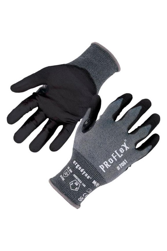 B3181649 ProFlex 7061 Cut Resistant Polyurethane Coated ANSI A6 Gloves, Blue - Large