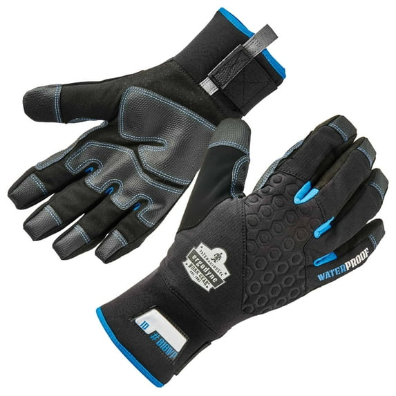 Ergodyne ProFlex® 818WP Performance Thermal Waterproof Utility Gloves, Black, XL