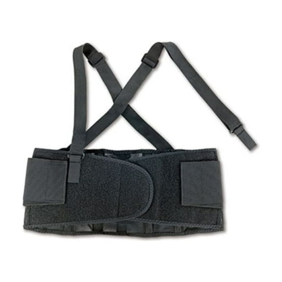 MedicalMartByMail Proflex Standard 100 Back Support Brace, Black, 2X-Large, 2 Count